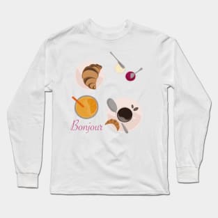 French Breakfast Long Sleeve T-Shirt